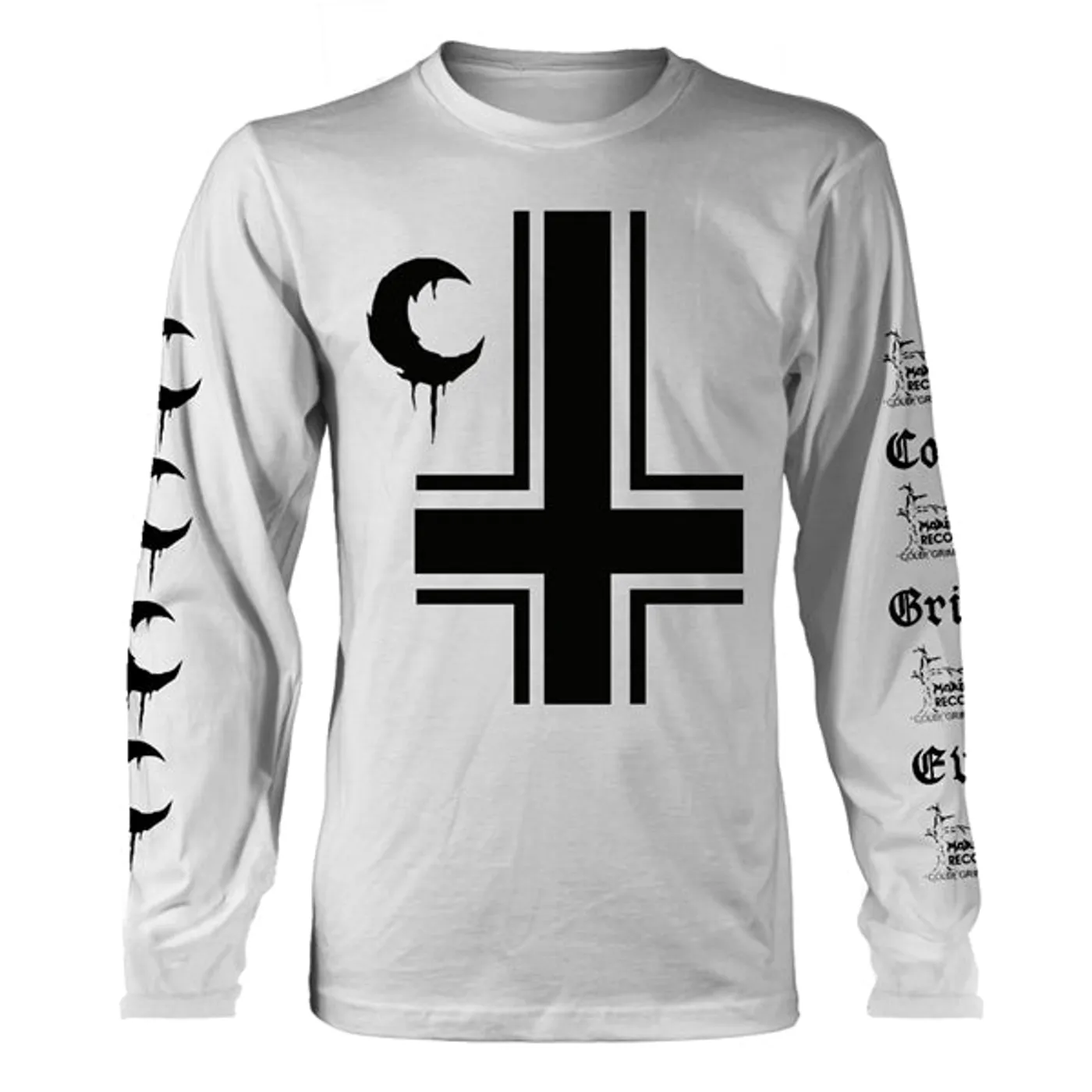 Leviathan Long Sleeve T Shirt - Howl (White)