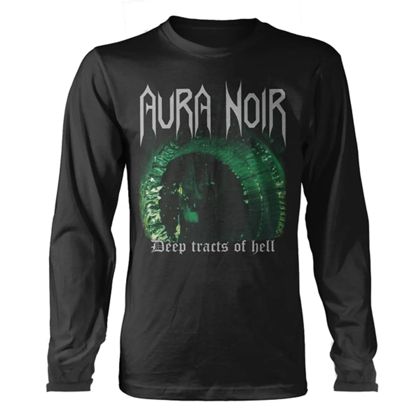 Aura Noir Long Sleeve T Shirt - Deep Tracts Of Hell
