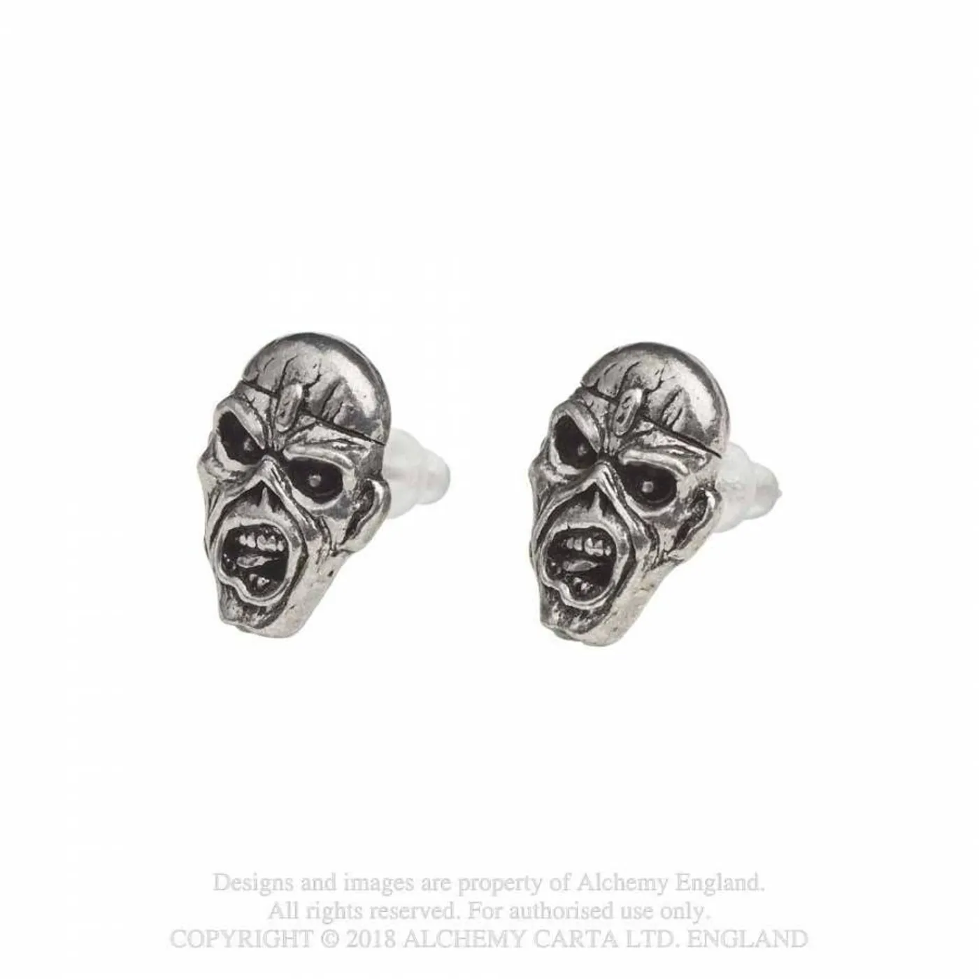  Iron Maiden Earrings - Piece Of Mind Eddie