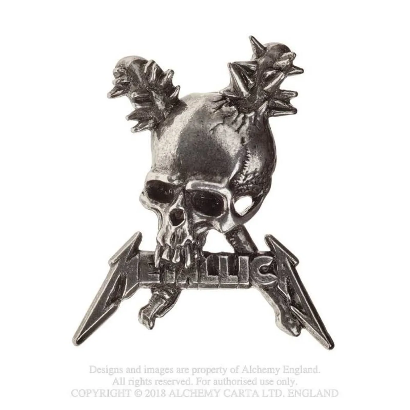  Metallica Pin Badge - Damage Inc. SkullMetallica Pin Badge - Damage Inc. Skull