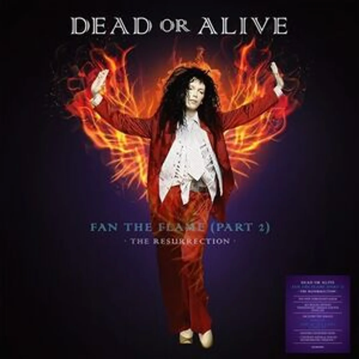Dead Or Alive LP Vinyl Record - Fan The Flame (Part 2) - The Resurrection (Translucent Orange Vinyl)