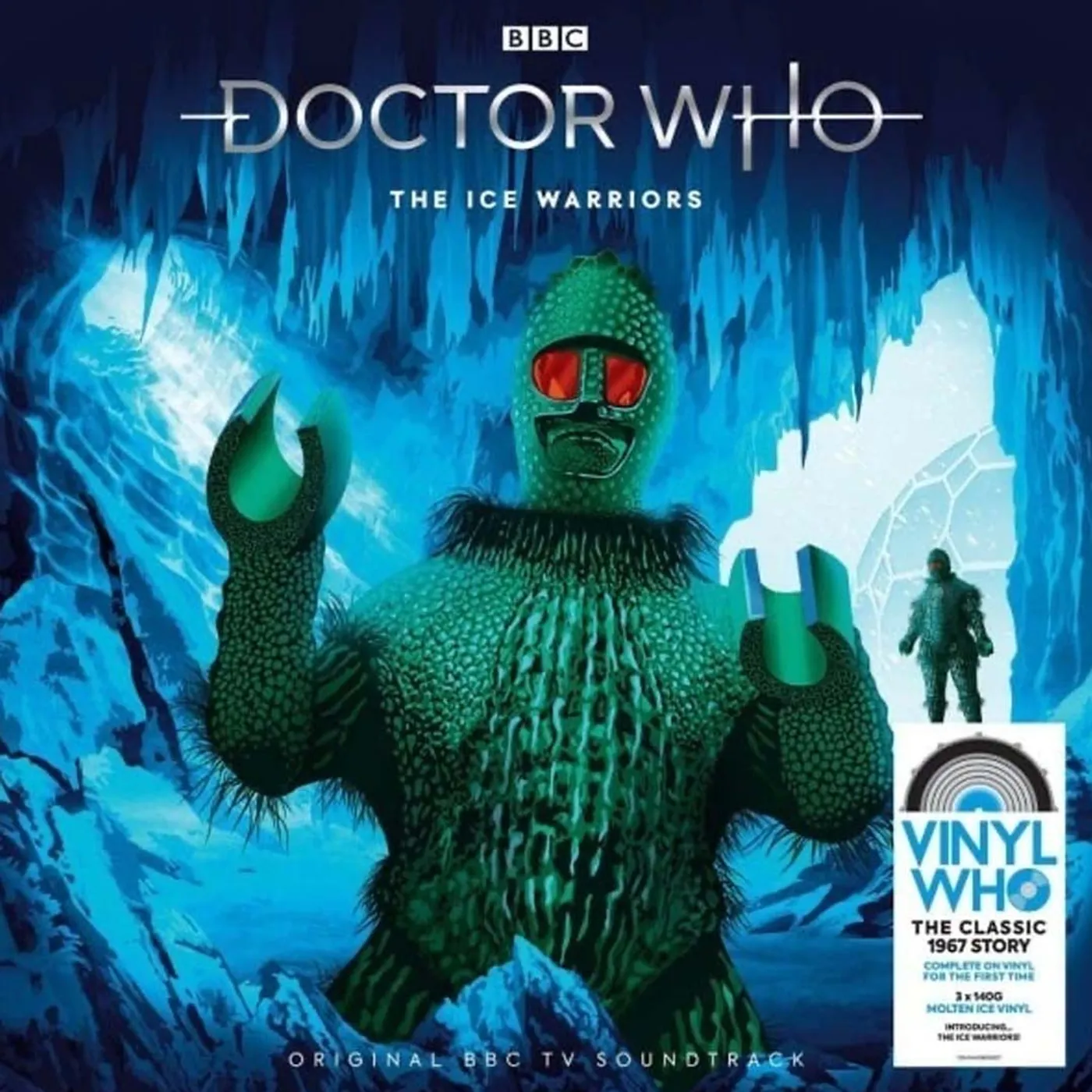 Doctor Who LP Vinyl Record - Doctor Who - The Ice Warriors (Coloured Vinyl)