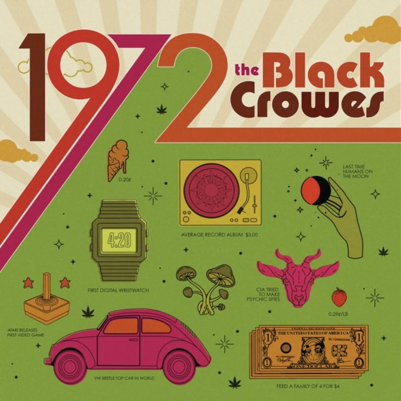 The Black Crowes LP - 1972 (Vinyl)