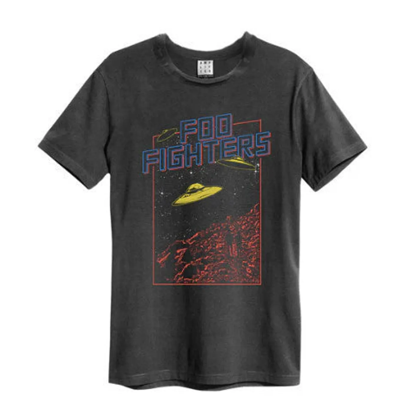 Foo Fighters T Shirt - Flying Saucers Amplified Vintage