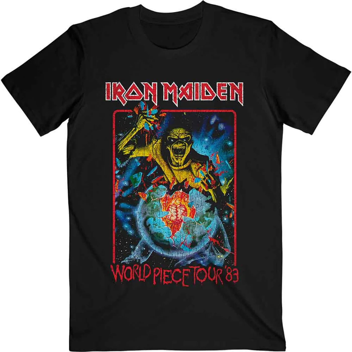 Iron Maiden T Shirt - World Piece Tour '83 V1
