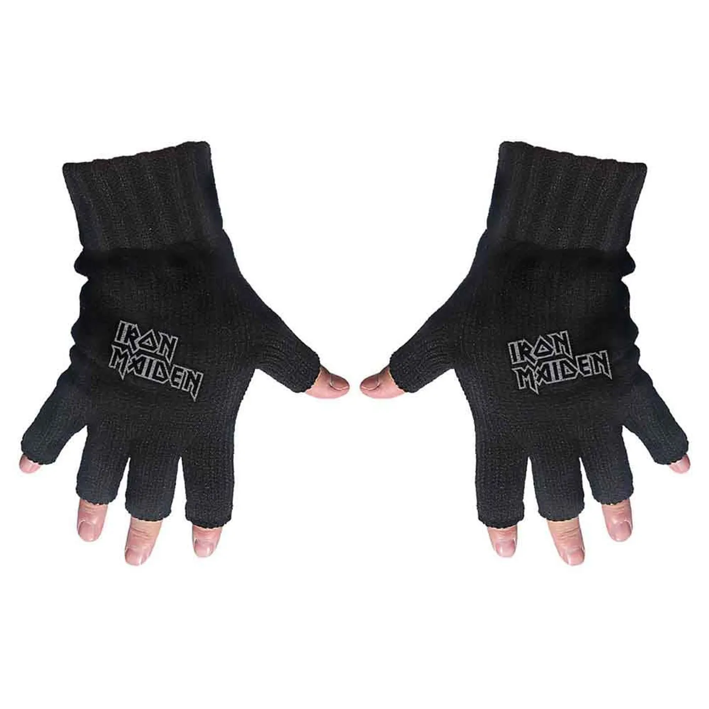 Iron Maiden  Fingerless Gloves - Logo