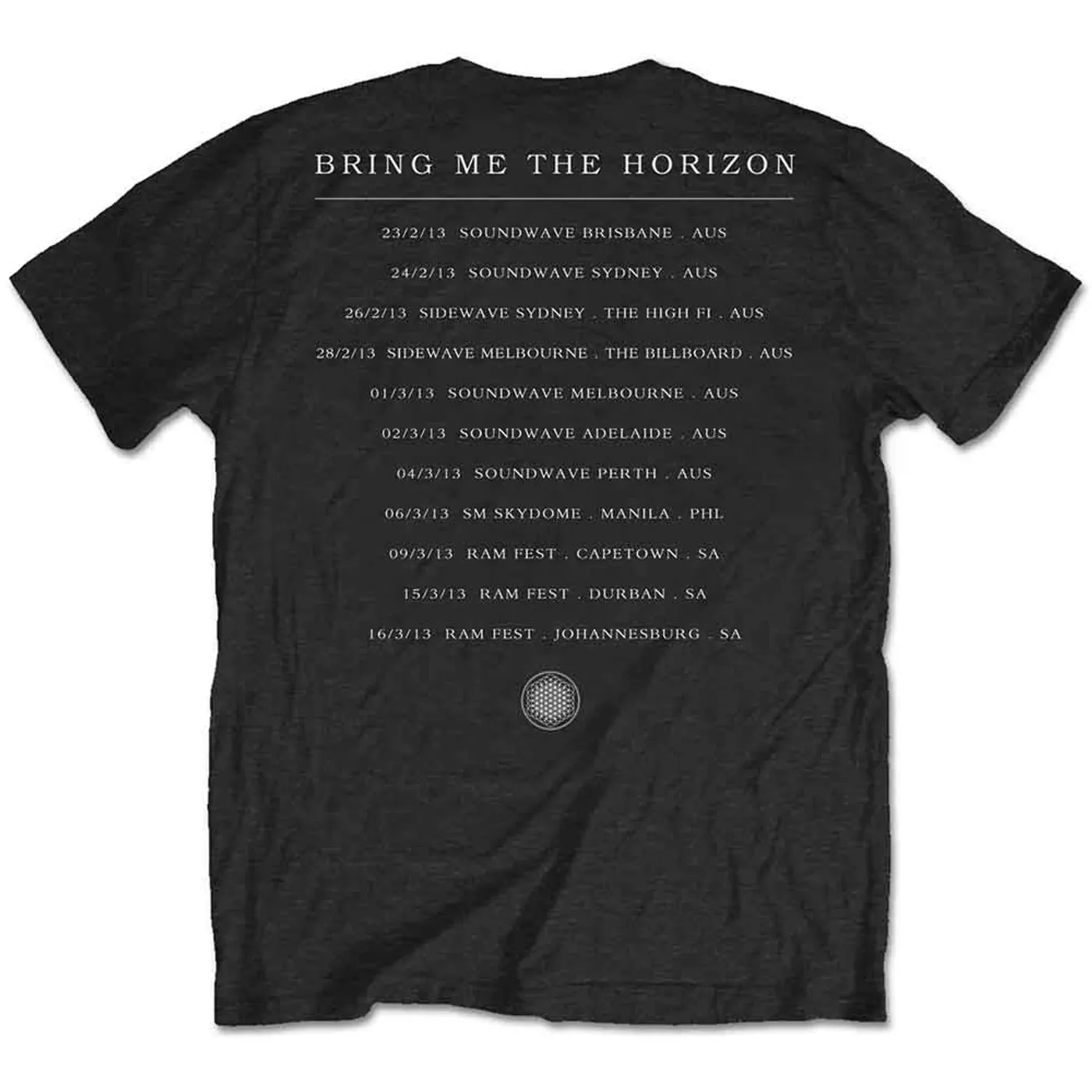 Bring Me The Horizon T Shirt - Sempiternal Tour