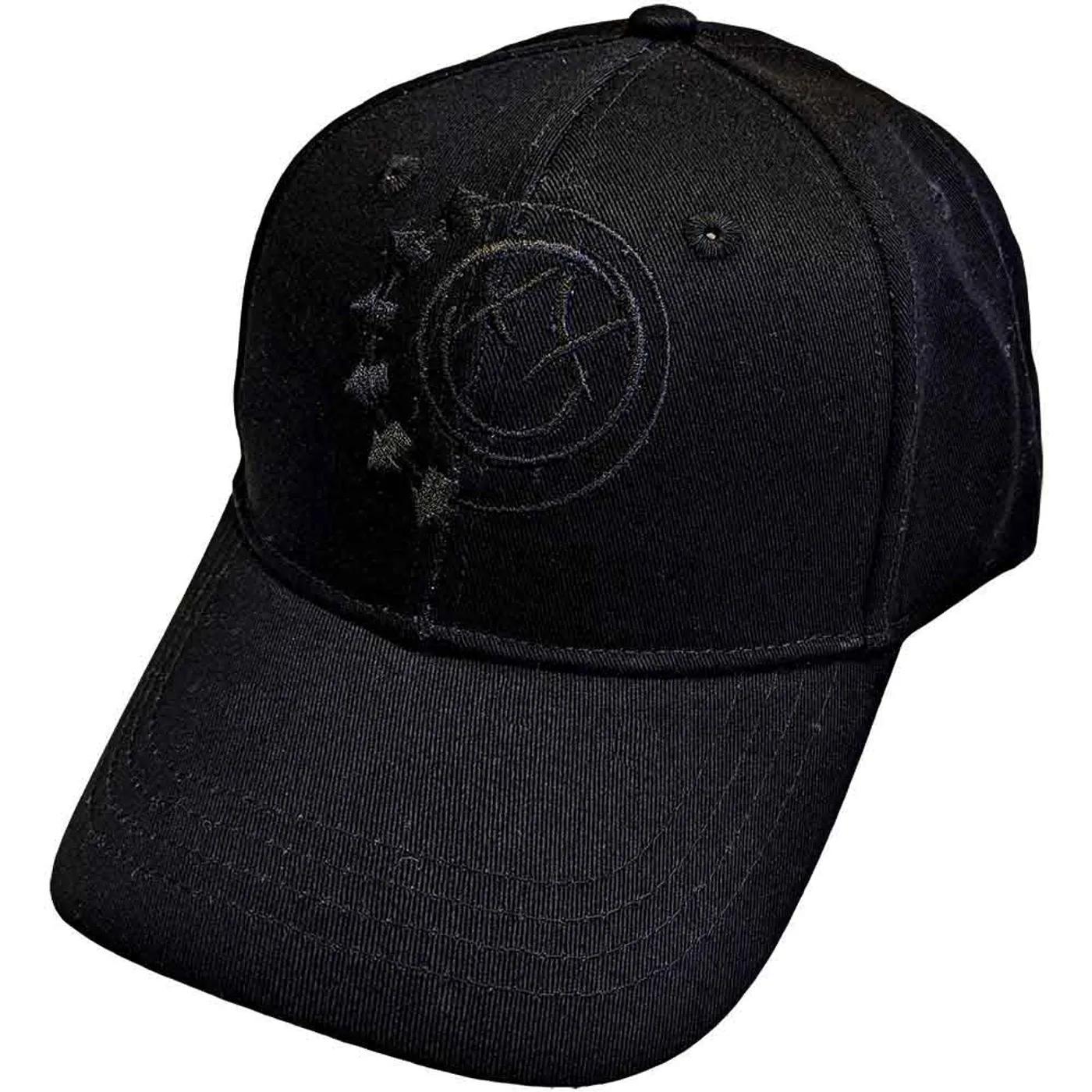 Blink-182 Baseball Cap - Black Six-Arrow Smile