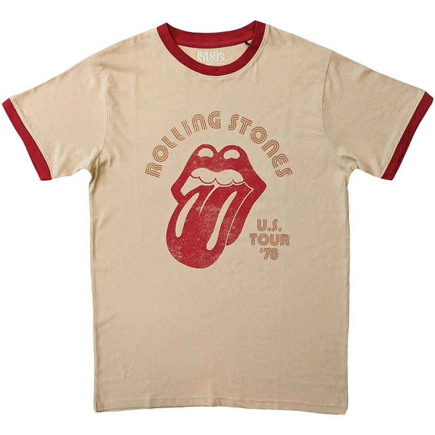 The Rolling Stones T Shirt - US Tour '78 Ringer