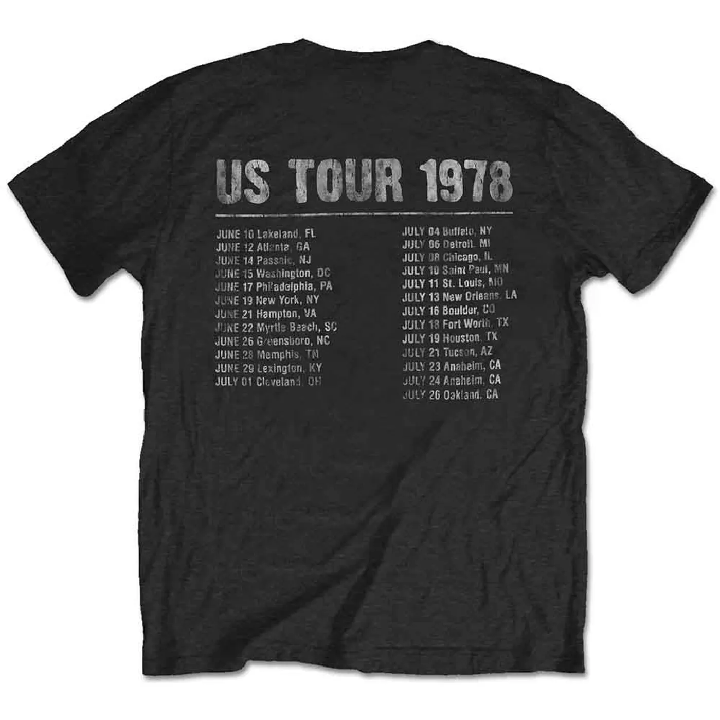 The Rolling Stones T Shirt - US Tour 1978