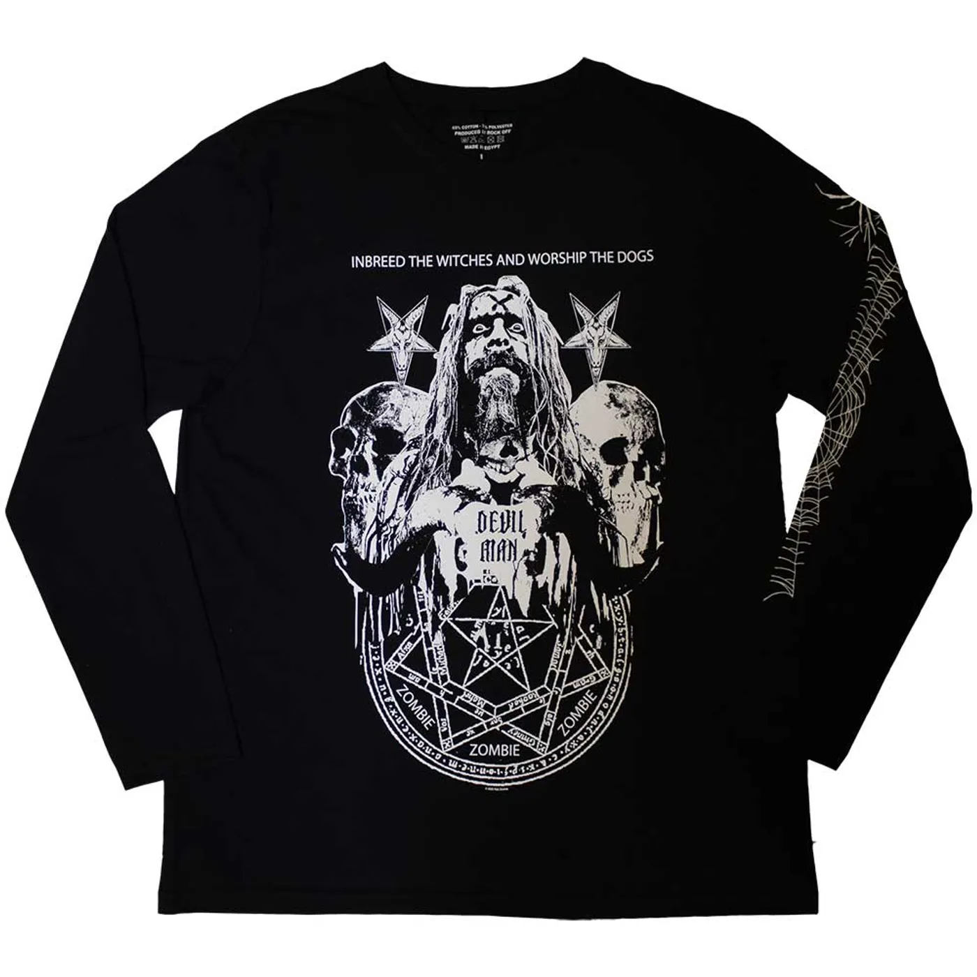 Rob Zombie Long Sleeve T Shirt - Devil Man