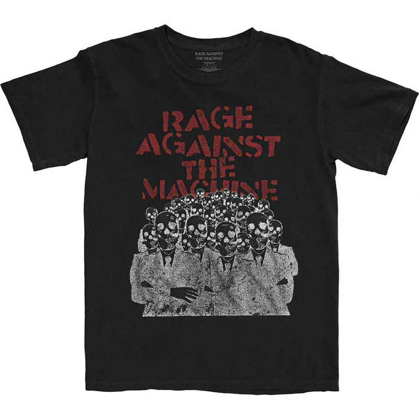 Rage Against The Machine T Shirt - Crowd Masks