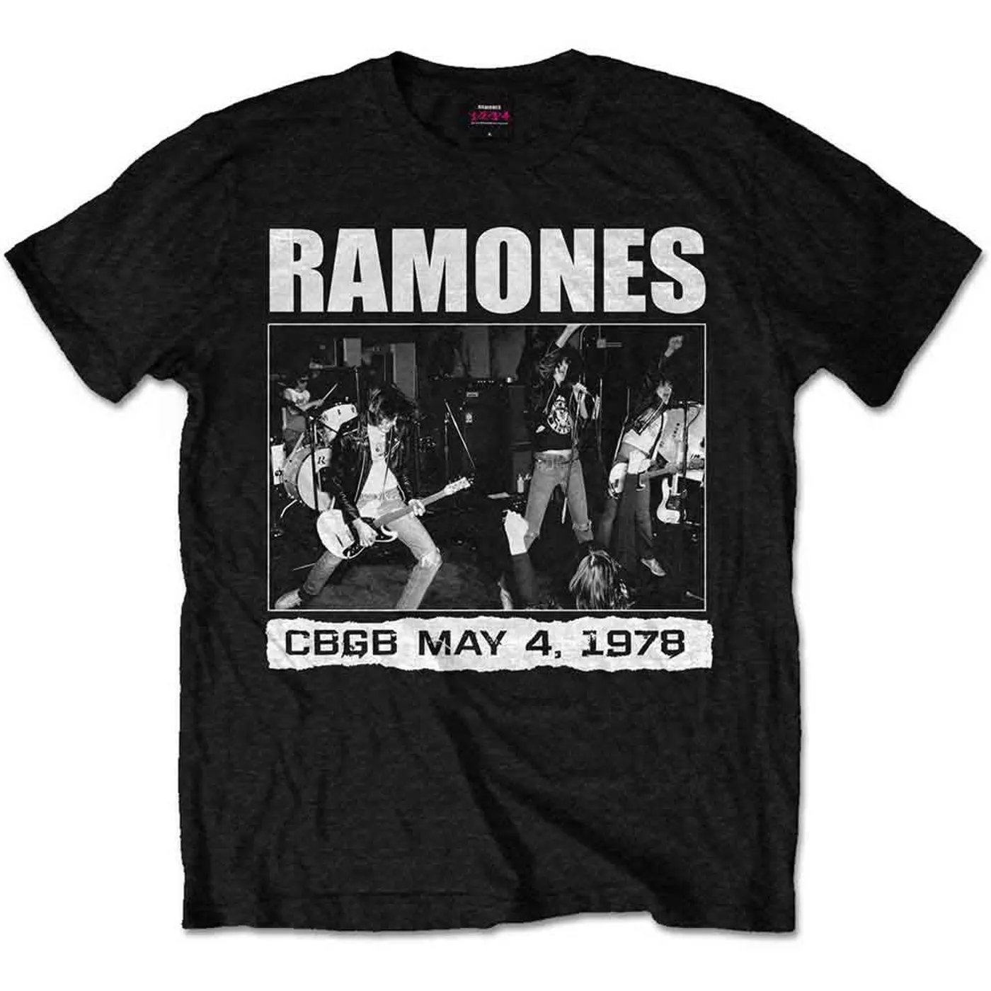 Ramones T Shirt - CBGB 1978