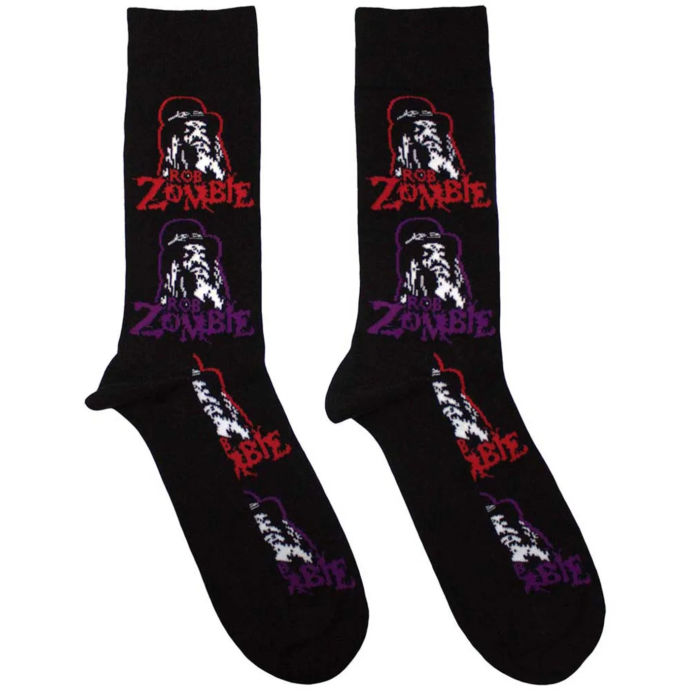 Rob Zombie Ankle Socks - Multicolour Repeats