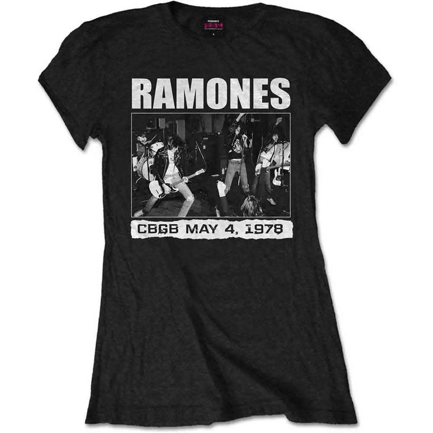 Ramones Woman's T Shirt - CBGB 1978