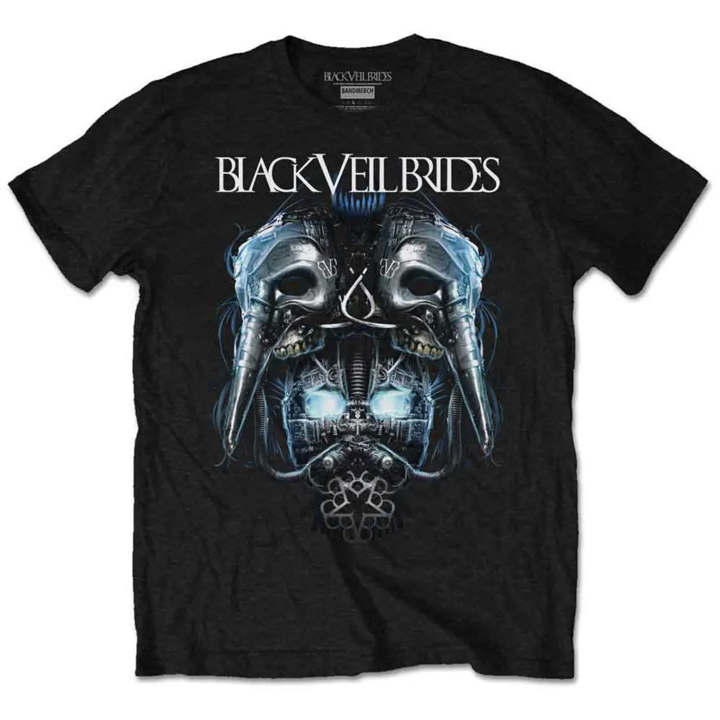 Black Veil Brides T Shirt - Packaged Metal Mask