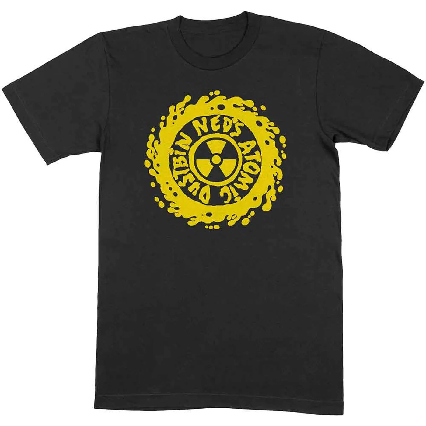 Ned's Atomic Dustbin T Shirt - Yellow Classic Logo