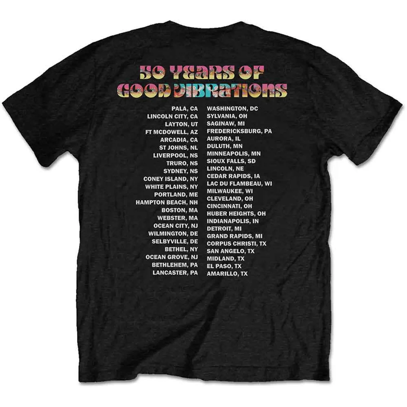 The Beach Boys T Shirt - Good Vibes Tour