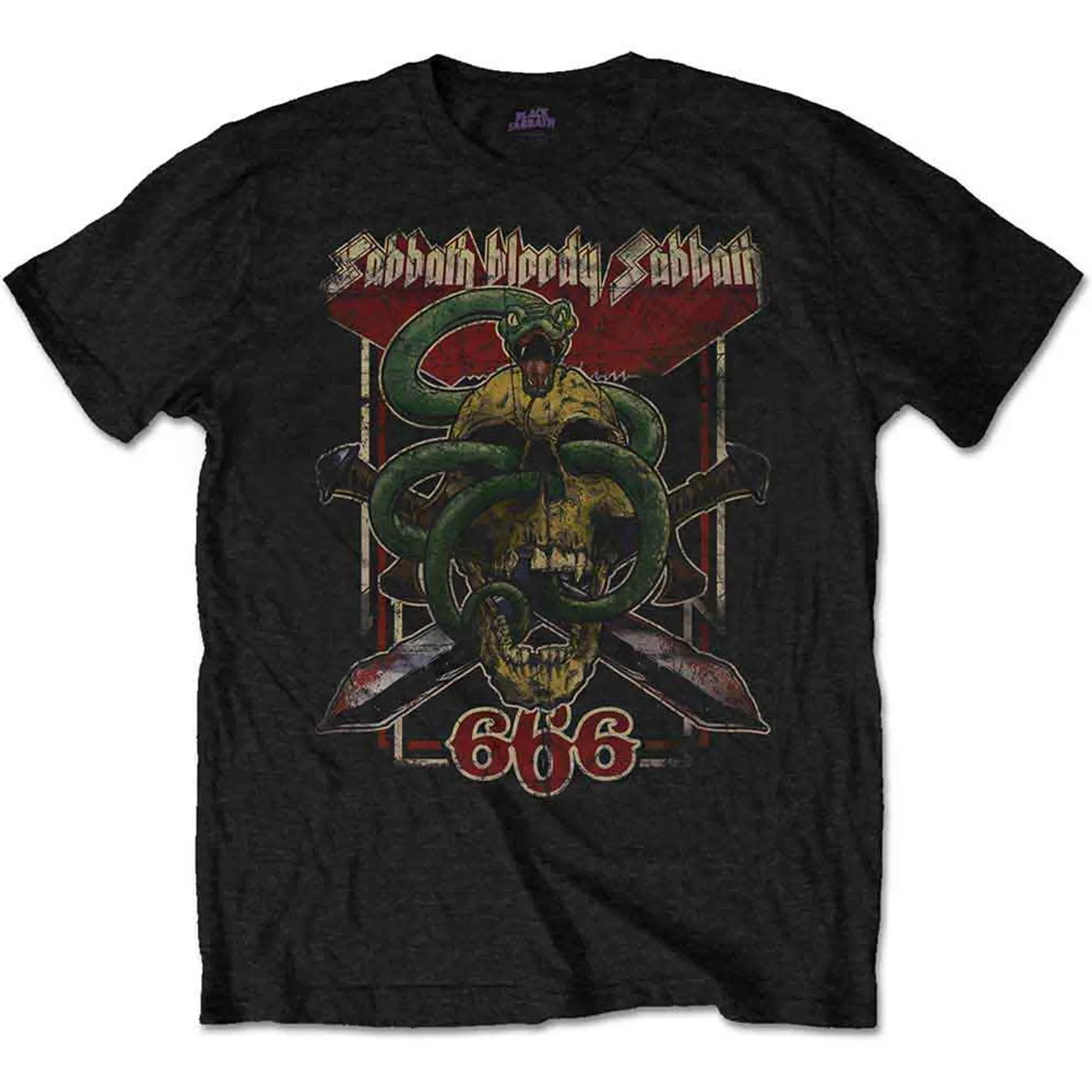 Black Sabbath T Shirt - Bloody Sabbath 666