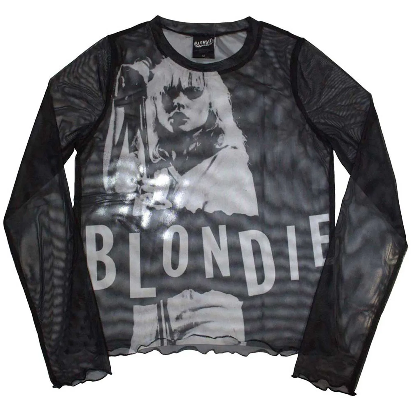 Blondie Woman's Long Sleeve T Shirt - Mic Stand