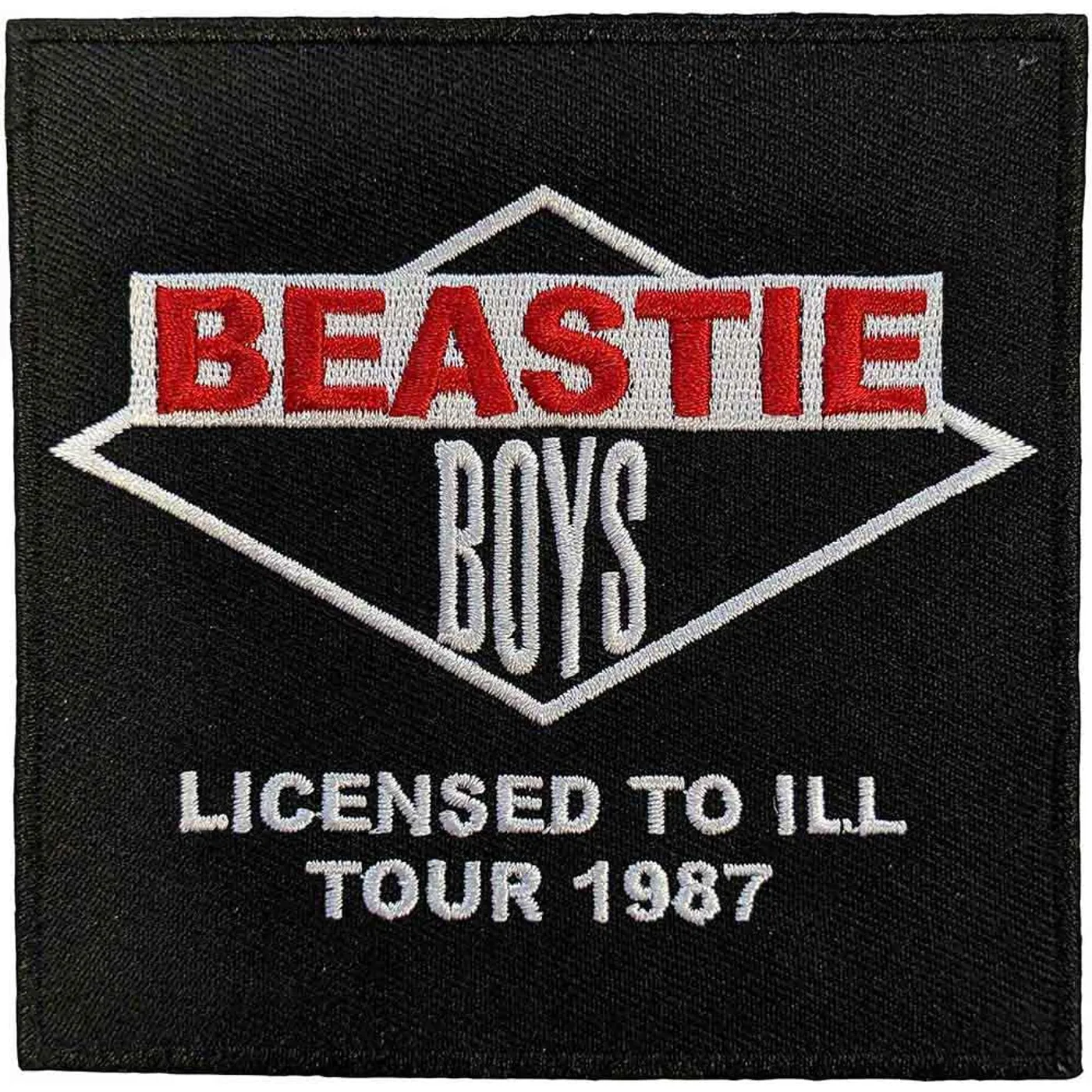 Beastie Boys Patches Iron On - Licensed To Ill Tour 1987