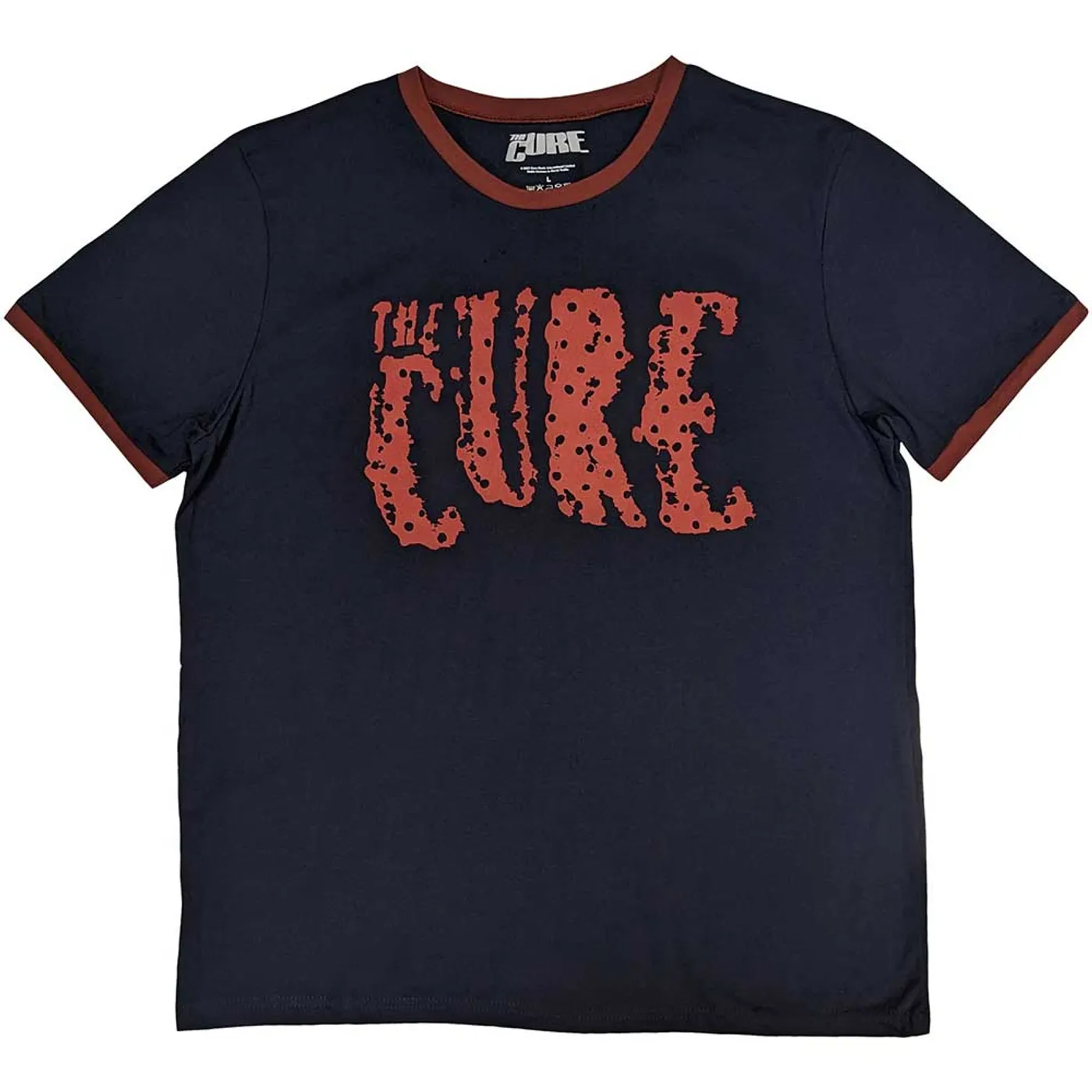 The Cure T Shirt - Logo Ringer