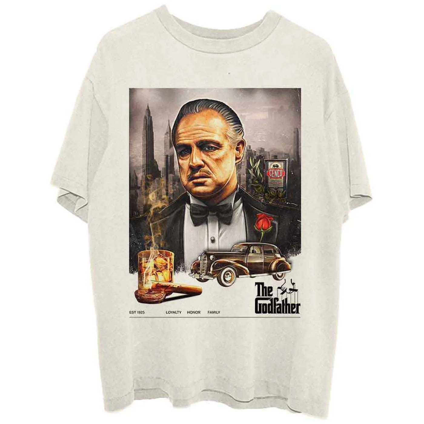 The Godfather T Shirt - Loyalty Honour Family