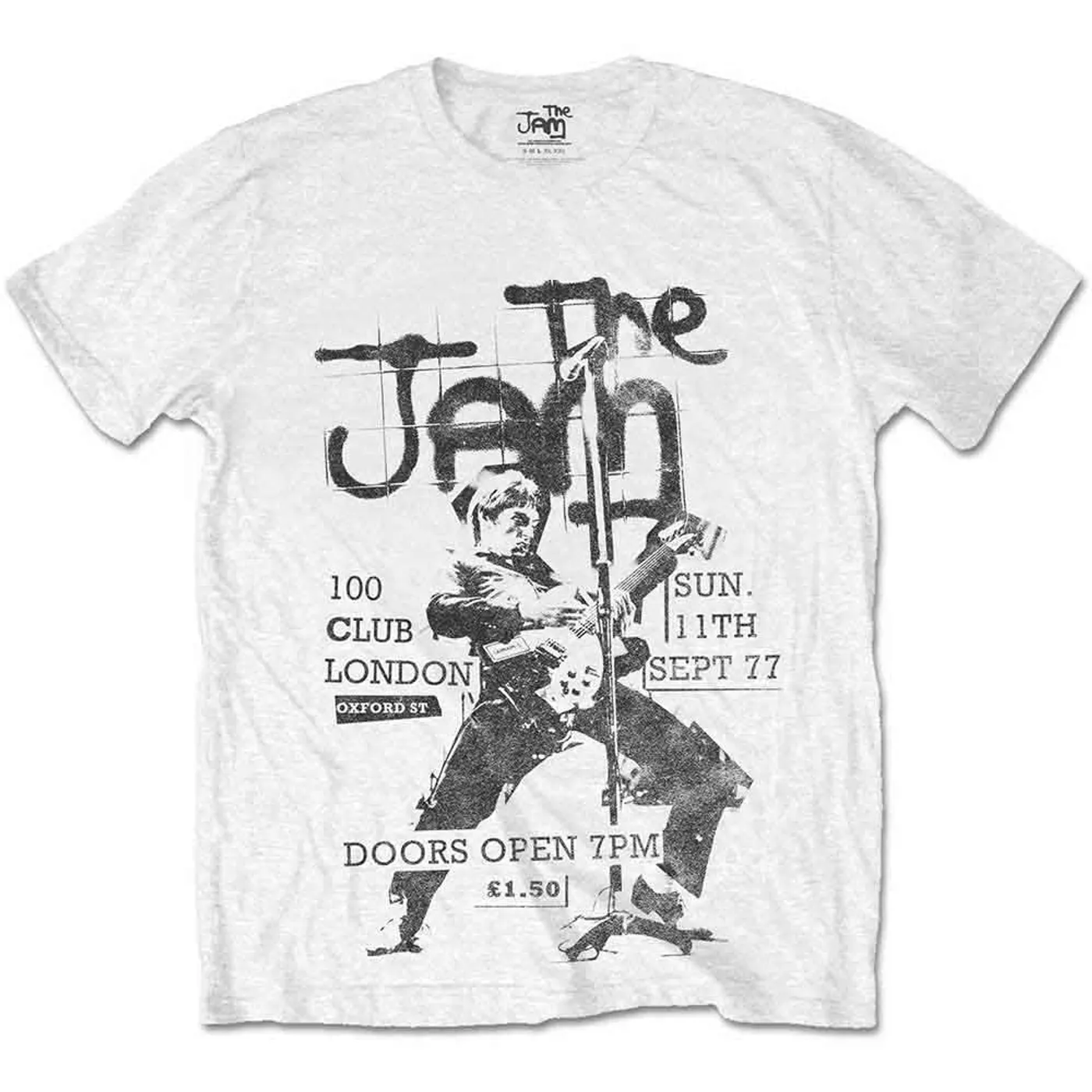 The Jam T Shirt - 100 Club '77