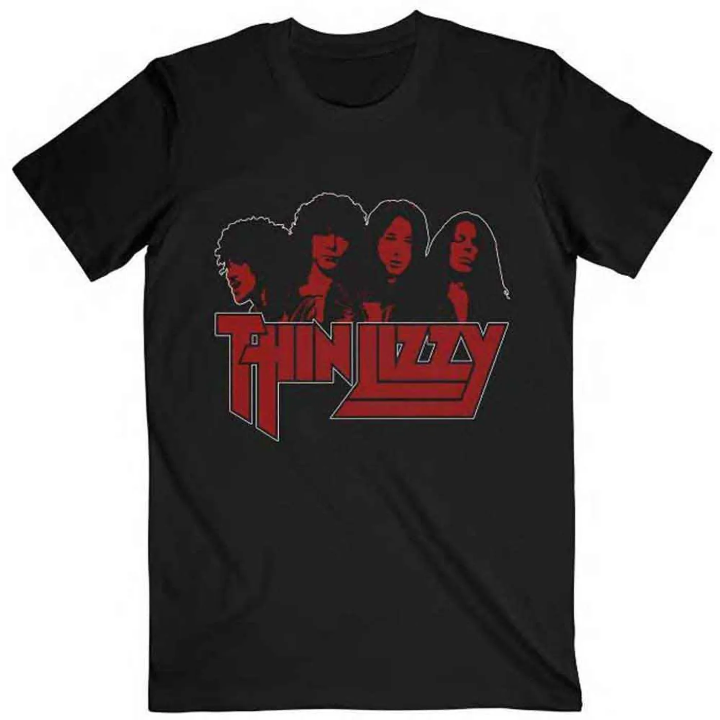 Thin Lizzy T Shirt - Band Photo Logo