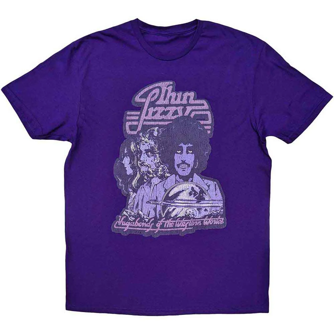 Thin Lizzy T Shirt - VOTWW Mono Distressed