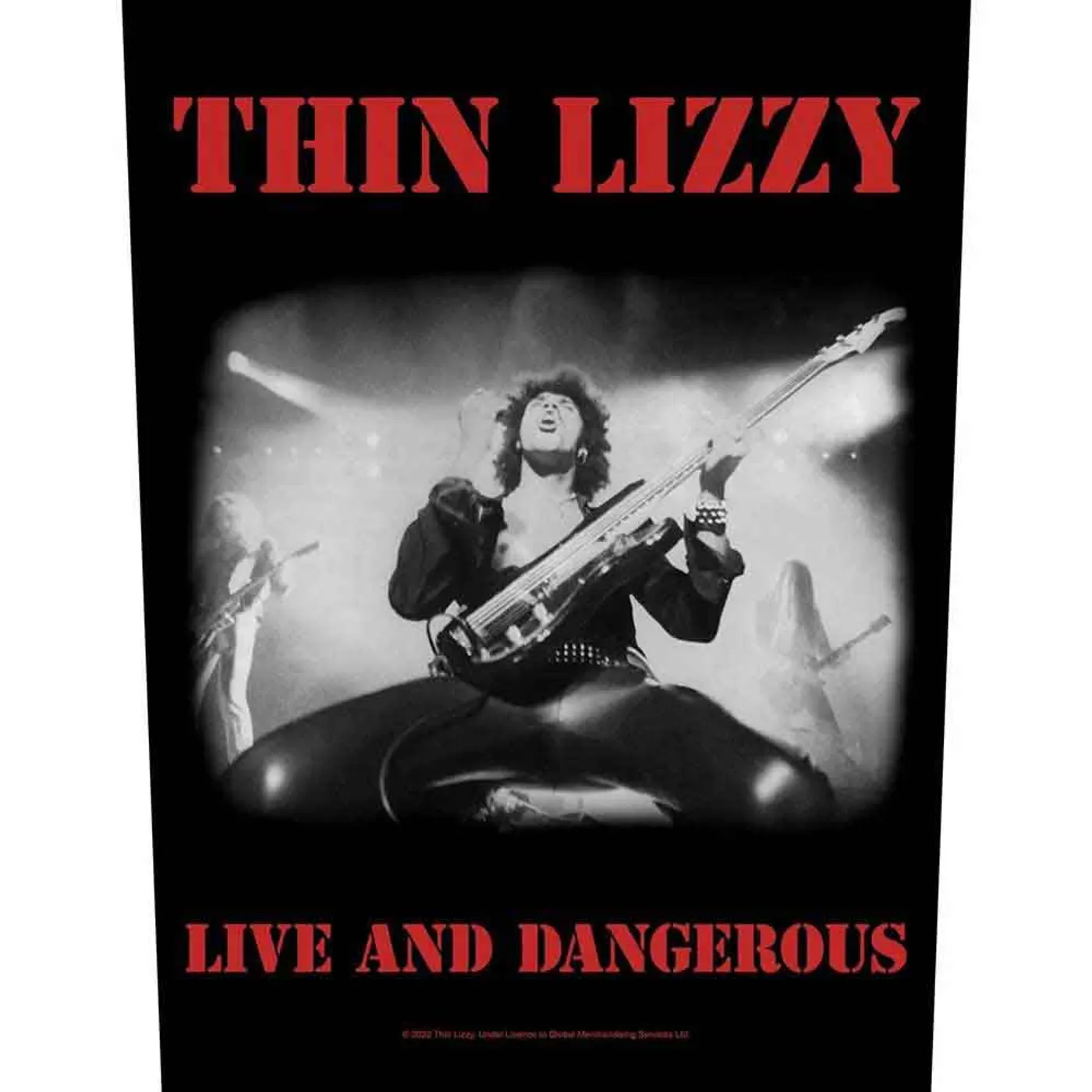 Thin Lizzy Back Patch - Live & Dangerous
