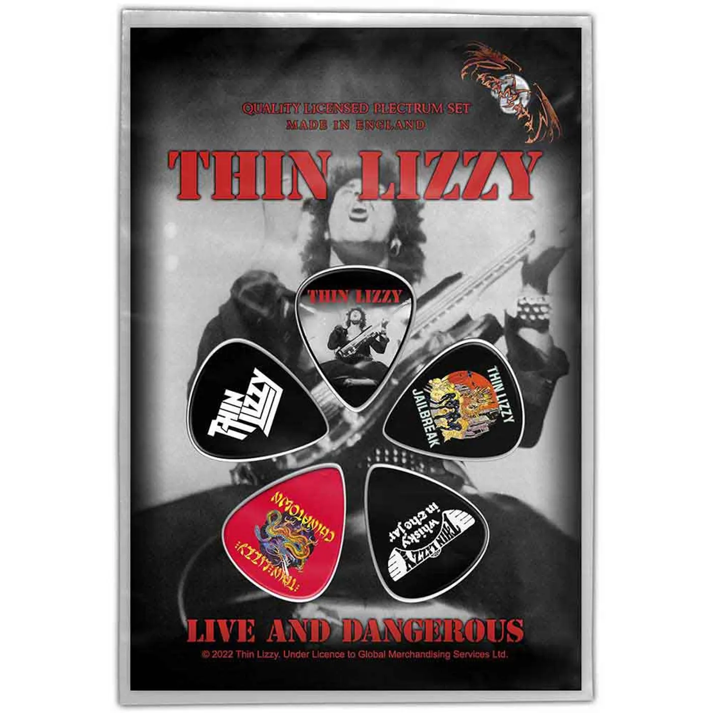 Thin Lizzy Plectrum Pack - Live And Dangerous