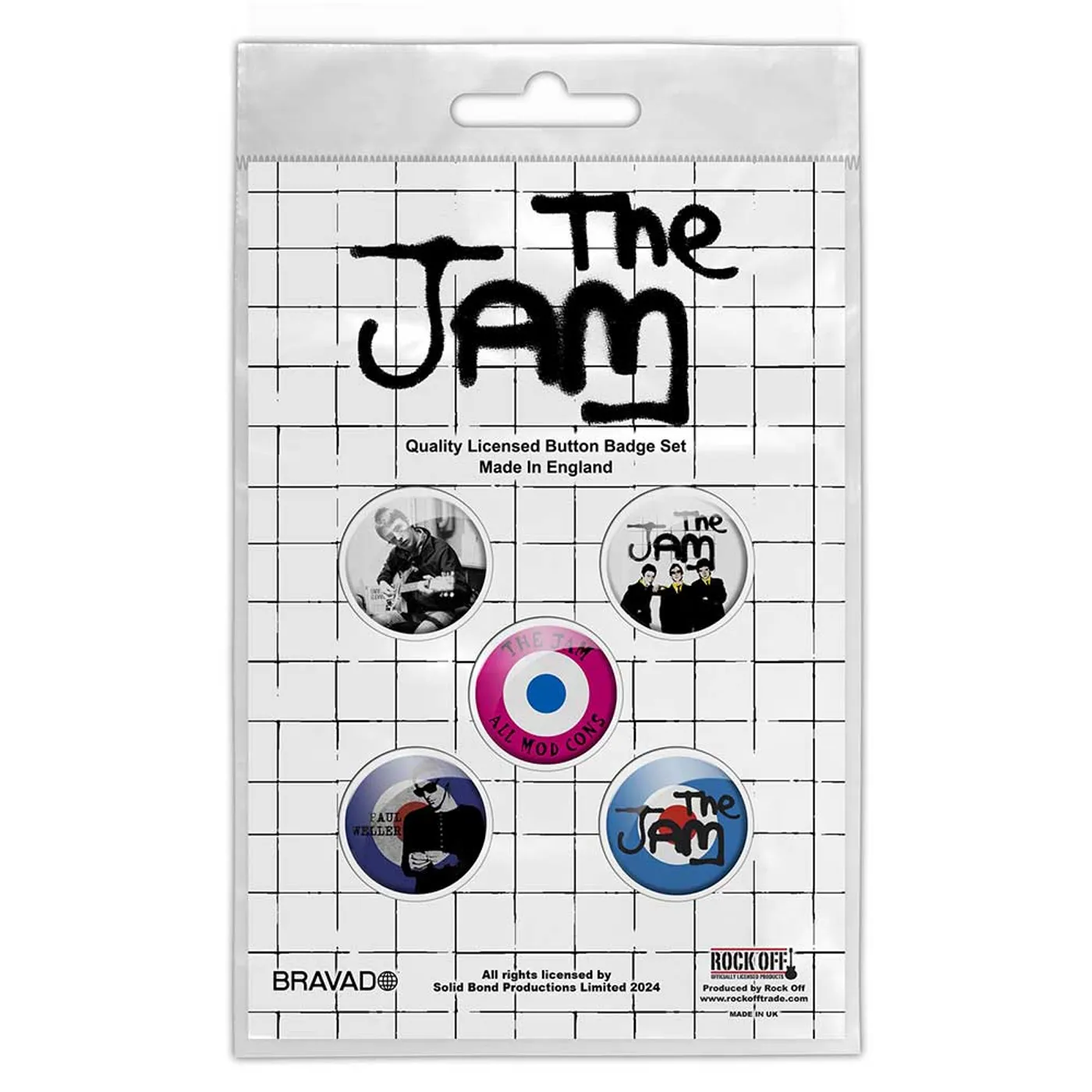 The Jam Button Badge Pack - All Mod Cons