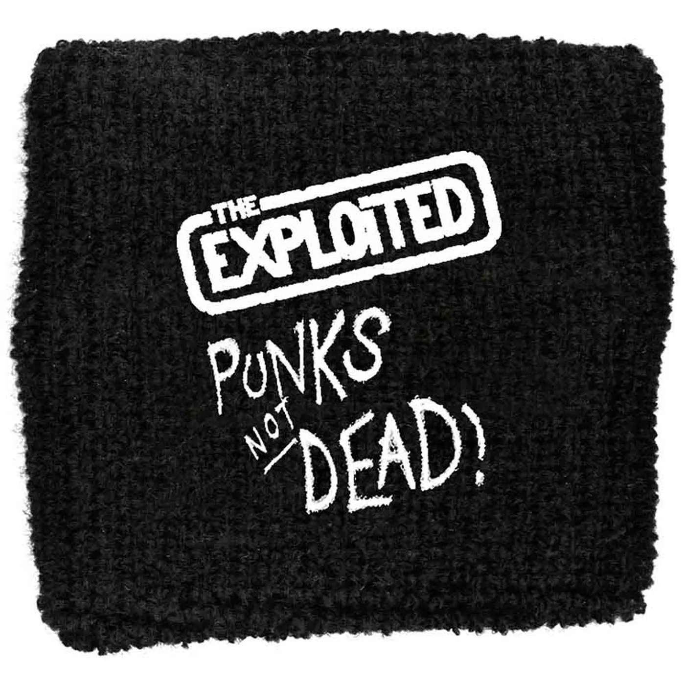 The Exploited Embroidered Wristband - Punks Not Dead
