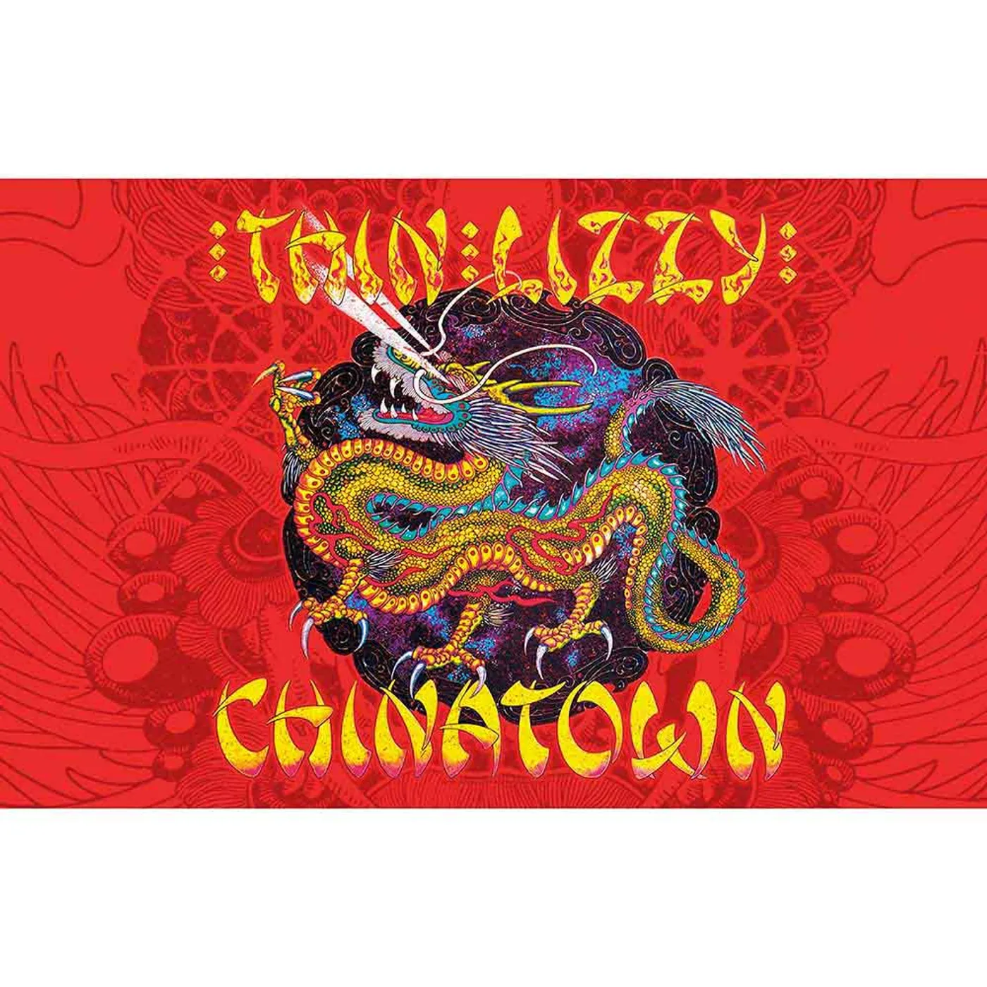 Thin Lizzy Textile Poster - Chinatown