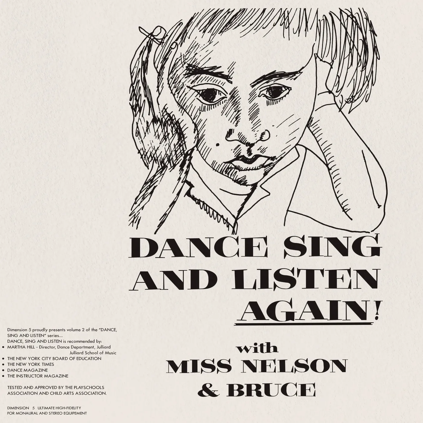 Miss Nelson / Bruce Haack LP - Dance Sing And Listen Again! (Vinyl)