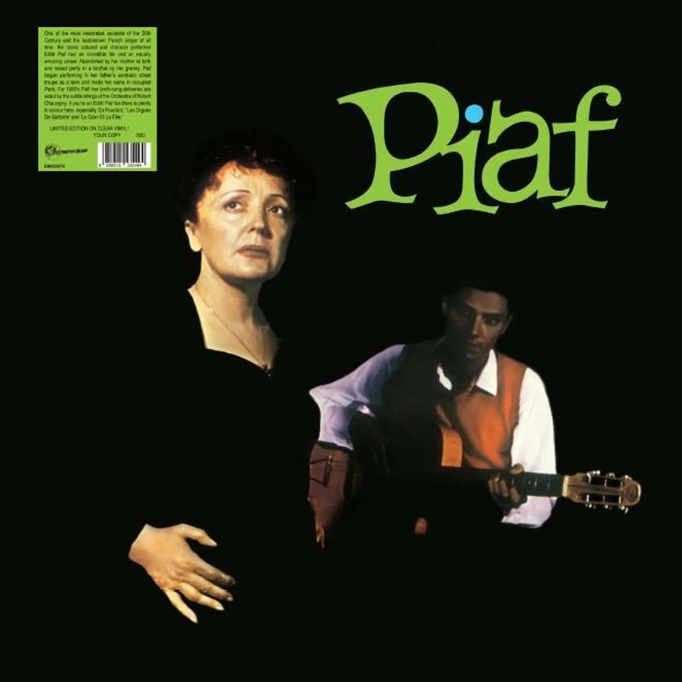 Édith Piaf LP - Piaf! (Numbered Edition) (Clear Vinyl)