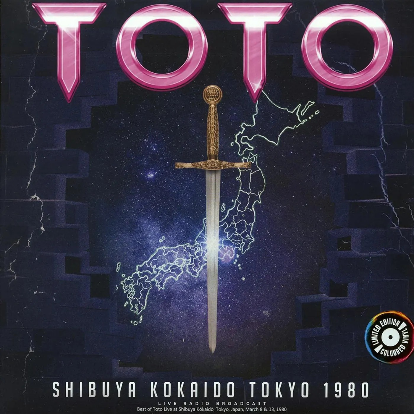 Toto LP - Shibuya Kokaido Tokyo 1980 (Purple Vinyl)