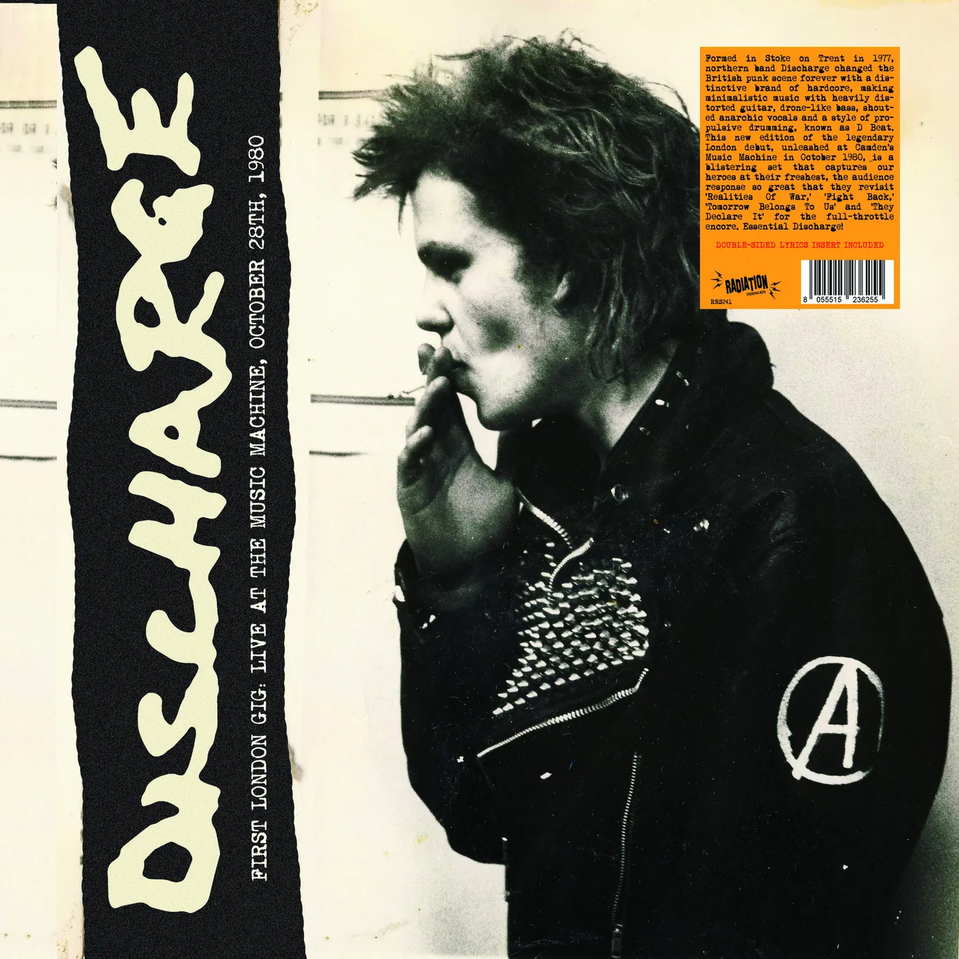 Discharge LP - First London Gig. Live At The Music Machine. October 28Th. 1980 (Vinyl)
