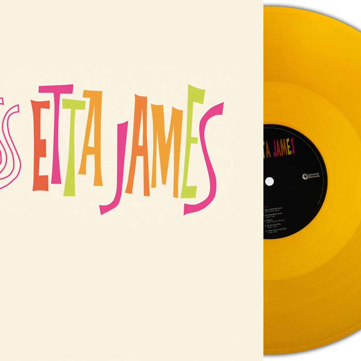 Etta James LP - Miss Etta James (Orange Vinyl)