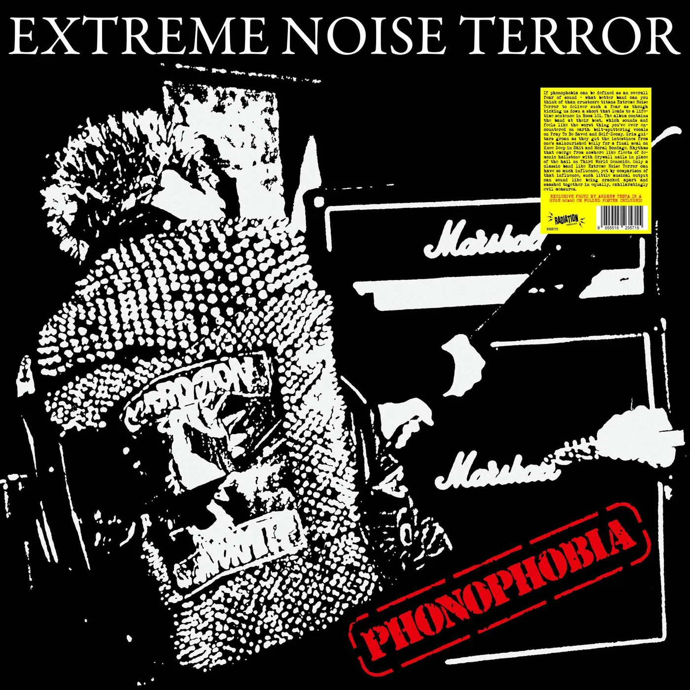 Extreme Noise Terror LP - Phonophobia (+Poster)