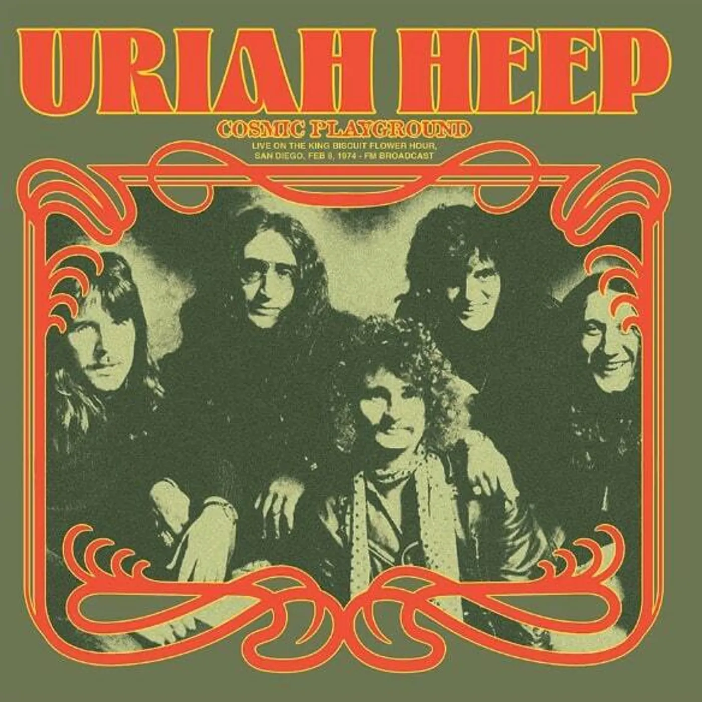 Uriah Heep LP - Cosmic Playground: Live On The King Biscuit Flower Hour. San Diego. Feb 8. 1974 - Fm Broadcast (Vinyl)