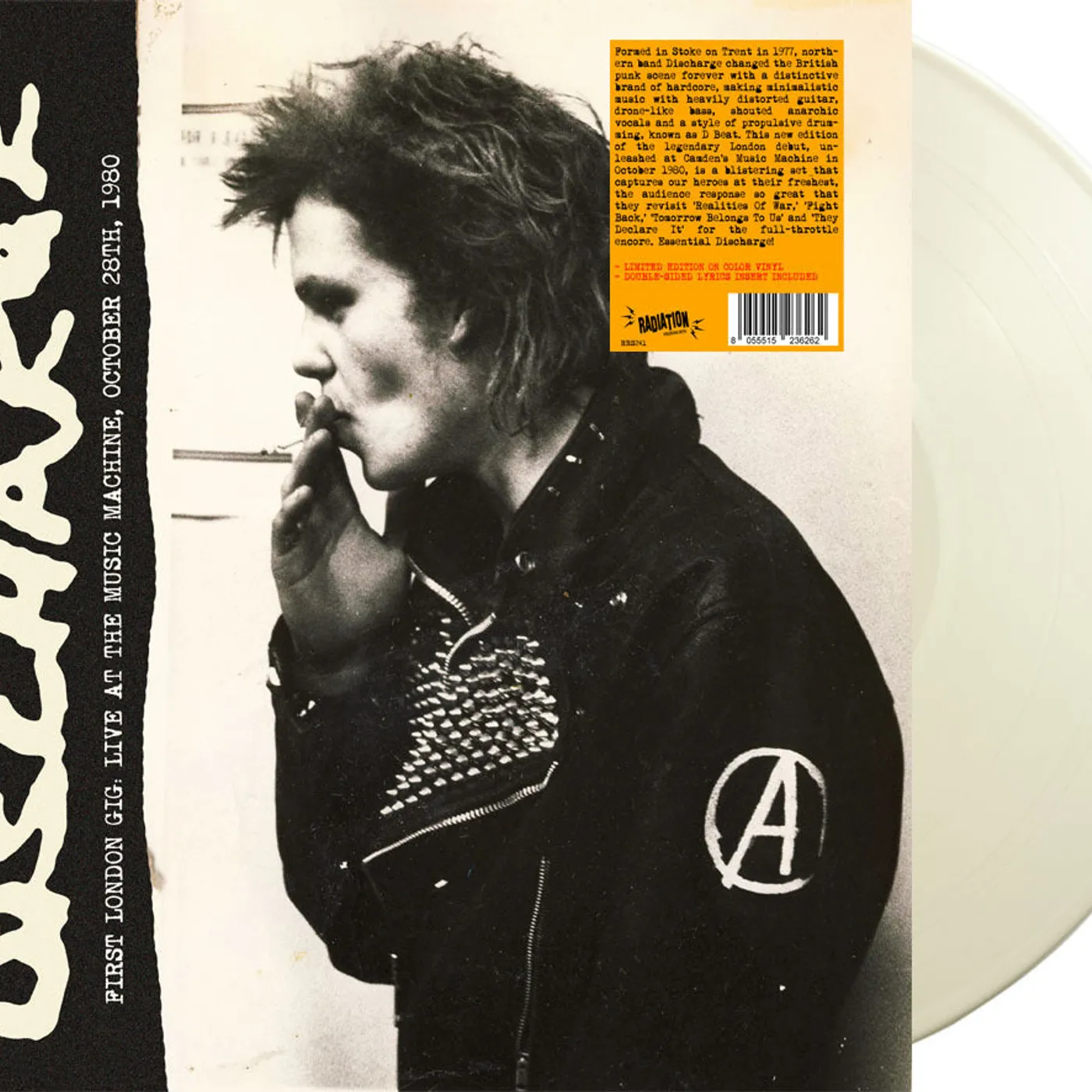 Discharge LP - First London Gig. Live At The Music Machine. October 28Th. 1980 (Coloured Vinyl)