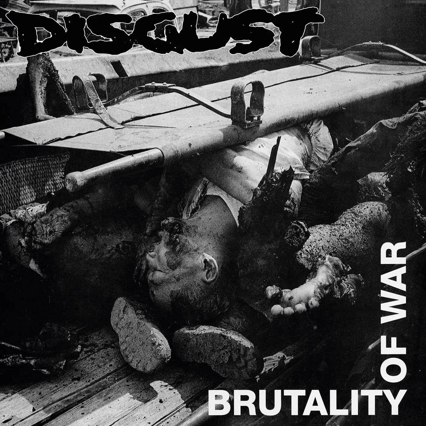 Disgust LP - Brutality Of War (Red/Black Splatter Vinyl)