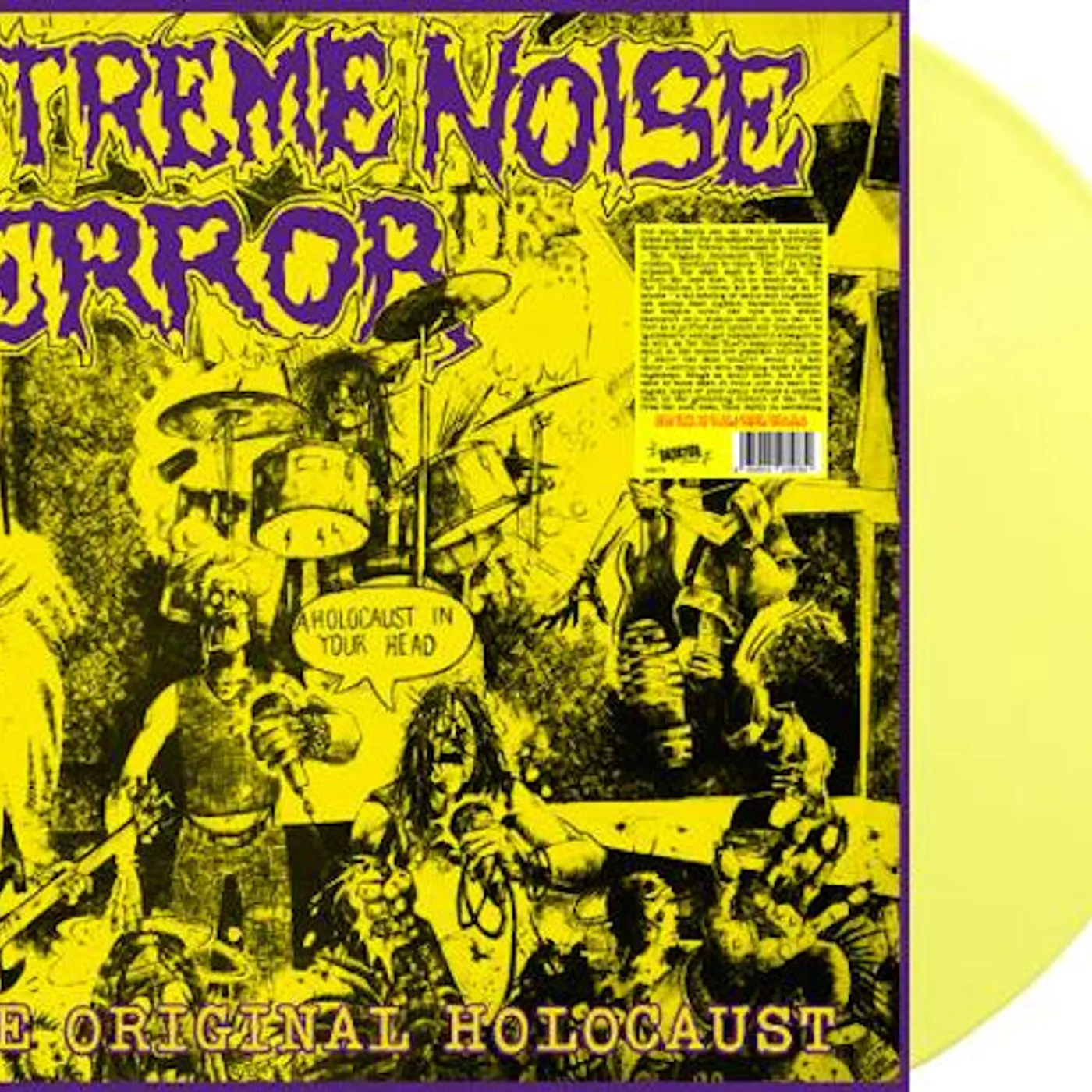 Extreme Noise Terror LP - A Holocaust In Your Head - The Original Holocaust (Coloured Vinyl) (+Poster)