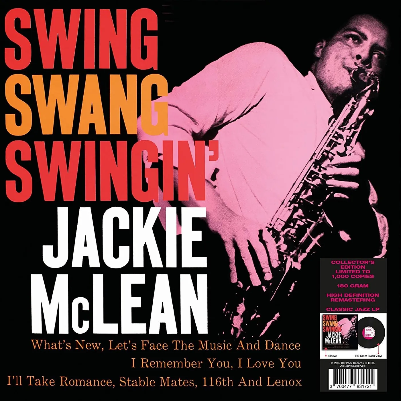 Jackie Mclean LP - Swing, Swang, Swingin' (Vinyl)