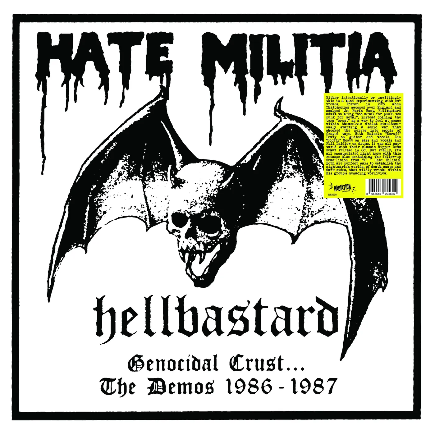 Hellbastard LP - Genocidal Crust: The Demos 1986-1987 (Vinyl)