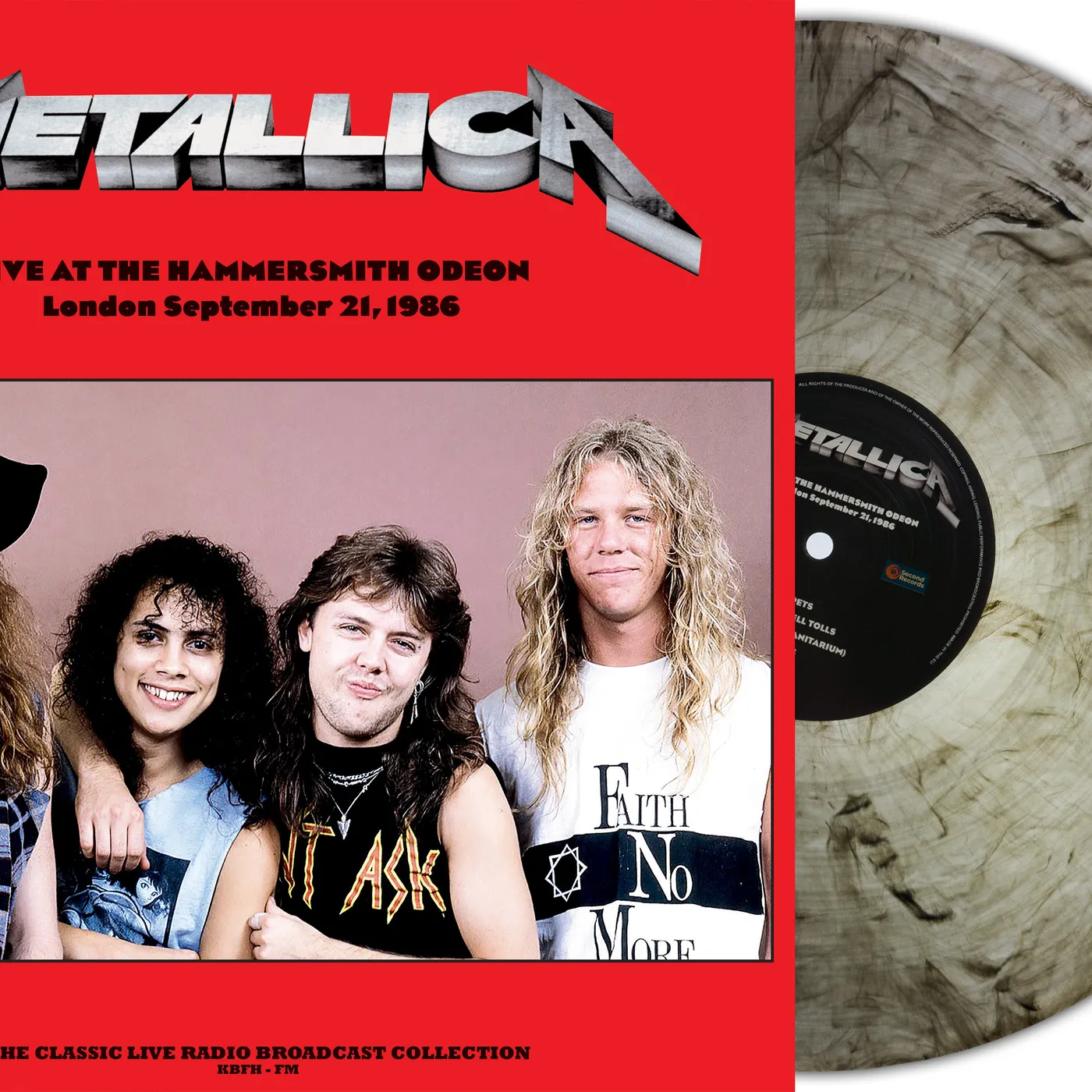 Metallica LP - Live At The Hammersmith Odeon. London 1986 (Grey Marble Vinyl)