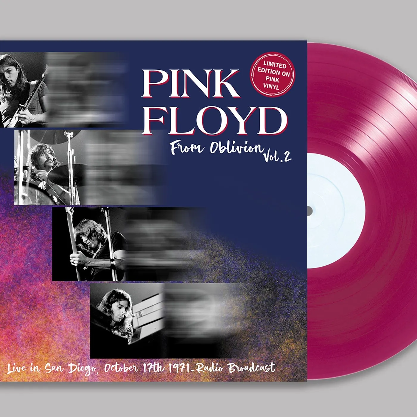 Pink Floyd LP - From Oblivion Vol. 2 - Live In San Diego. October 17Th 1971 (Pink Vinyl)