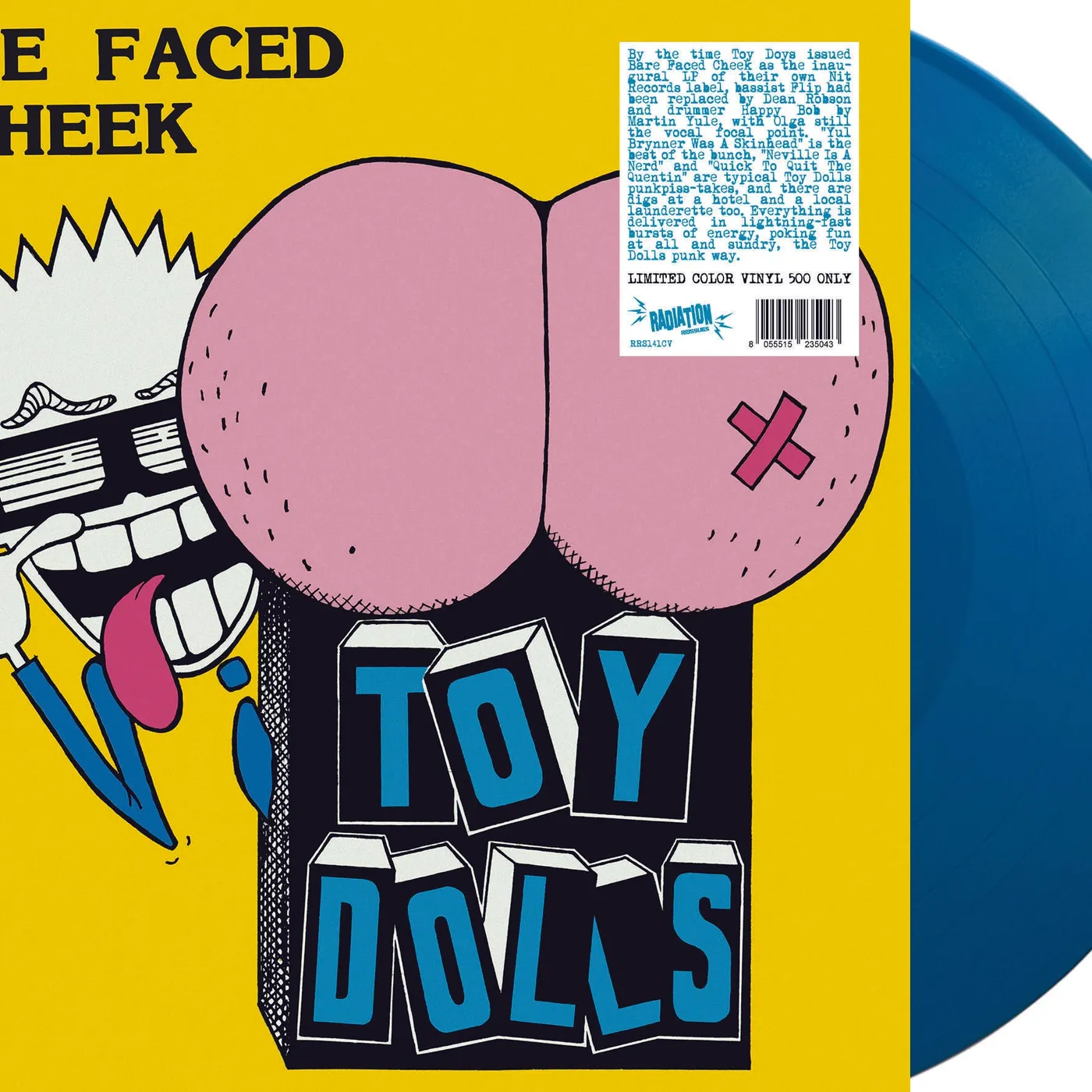 The Toy Dolls LP - Bare Faced Cheek (Coloured Vinyl)